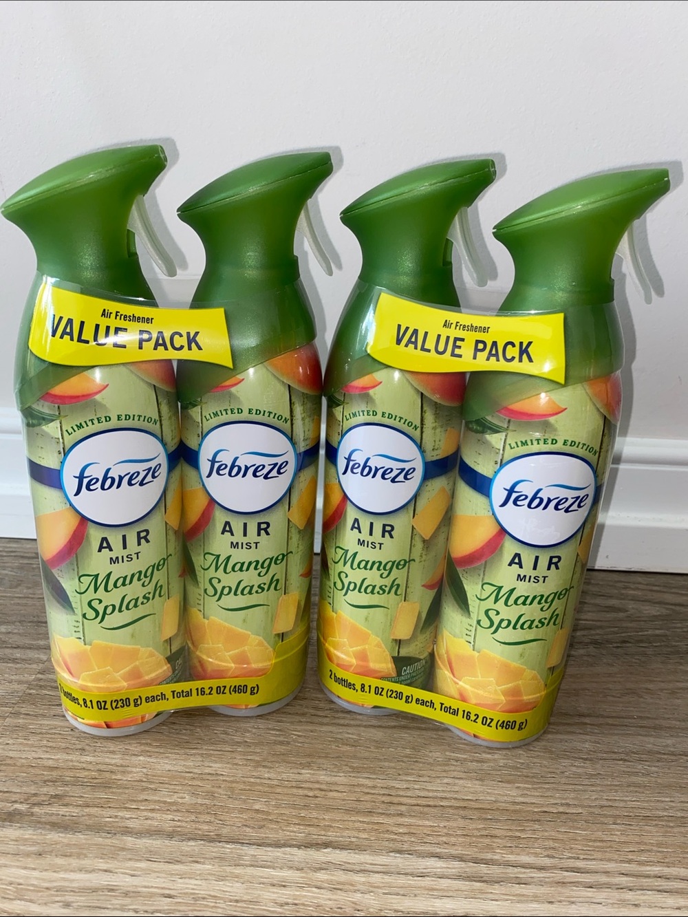 Limited Edition Febreze Mango Splash Air Mist Value Pack